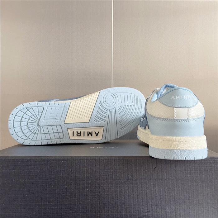 AMR Skel Top Low Baby Blue Sneakers-192 - tntwear1