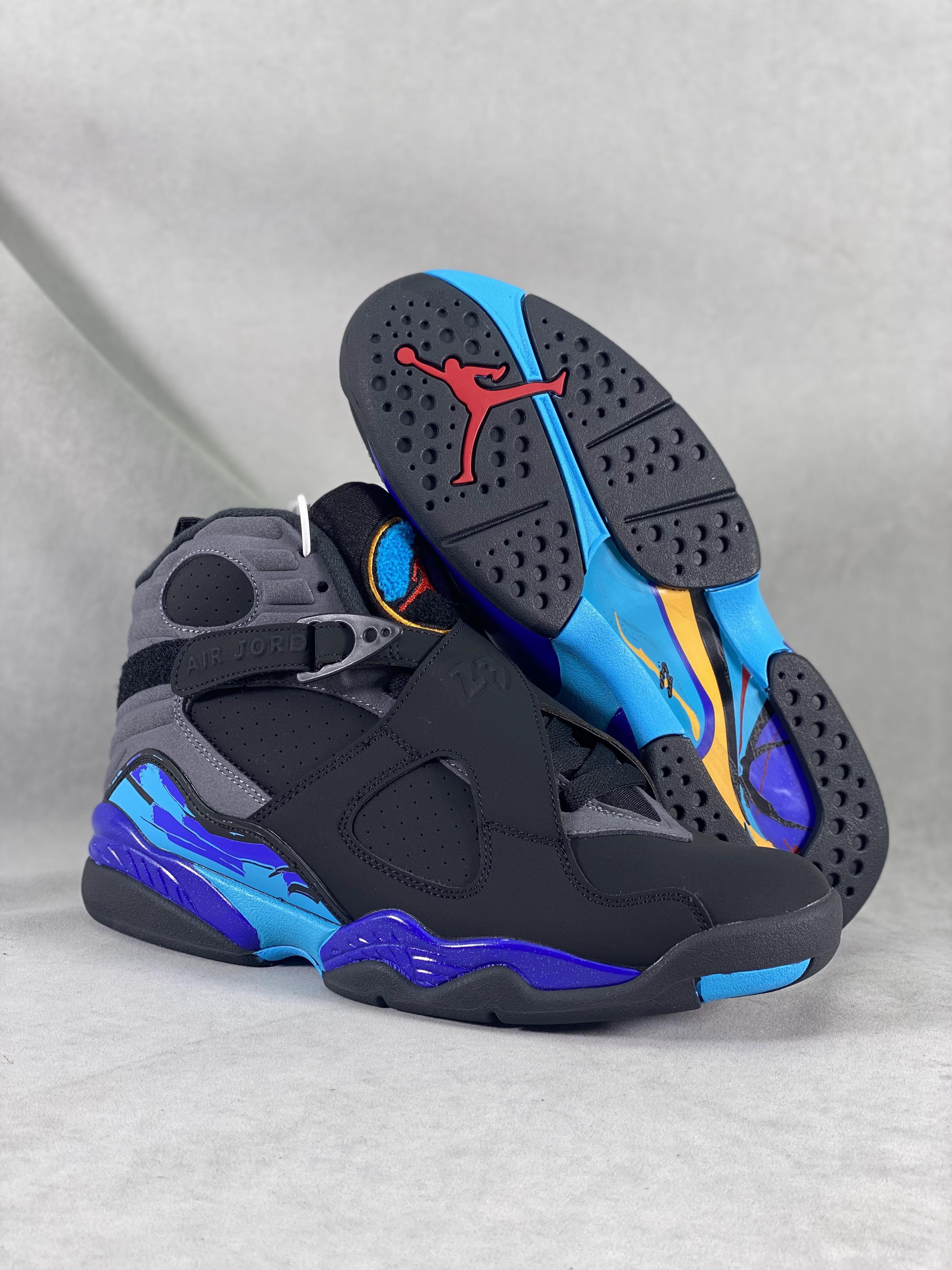 Custom Air Jordan 8 Aqua - tntwear1