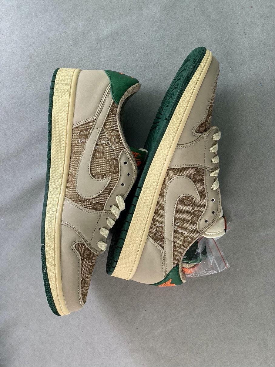 Custom Travis Scott x Air Jordan 1 Low Cactus Jack DM7868-198 - tntwear1