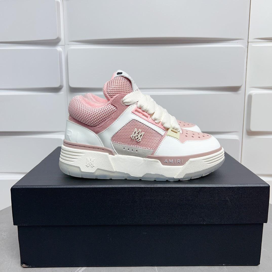 AMR MA-1 White and Pink Sneakers-129 - tntwear1