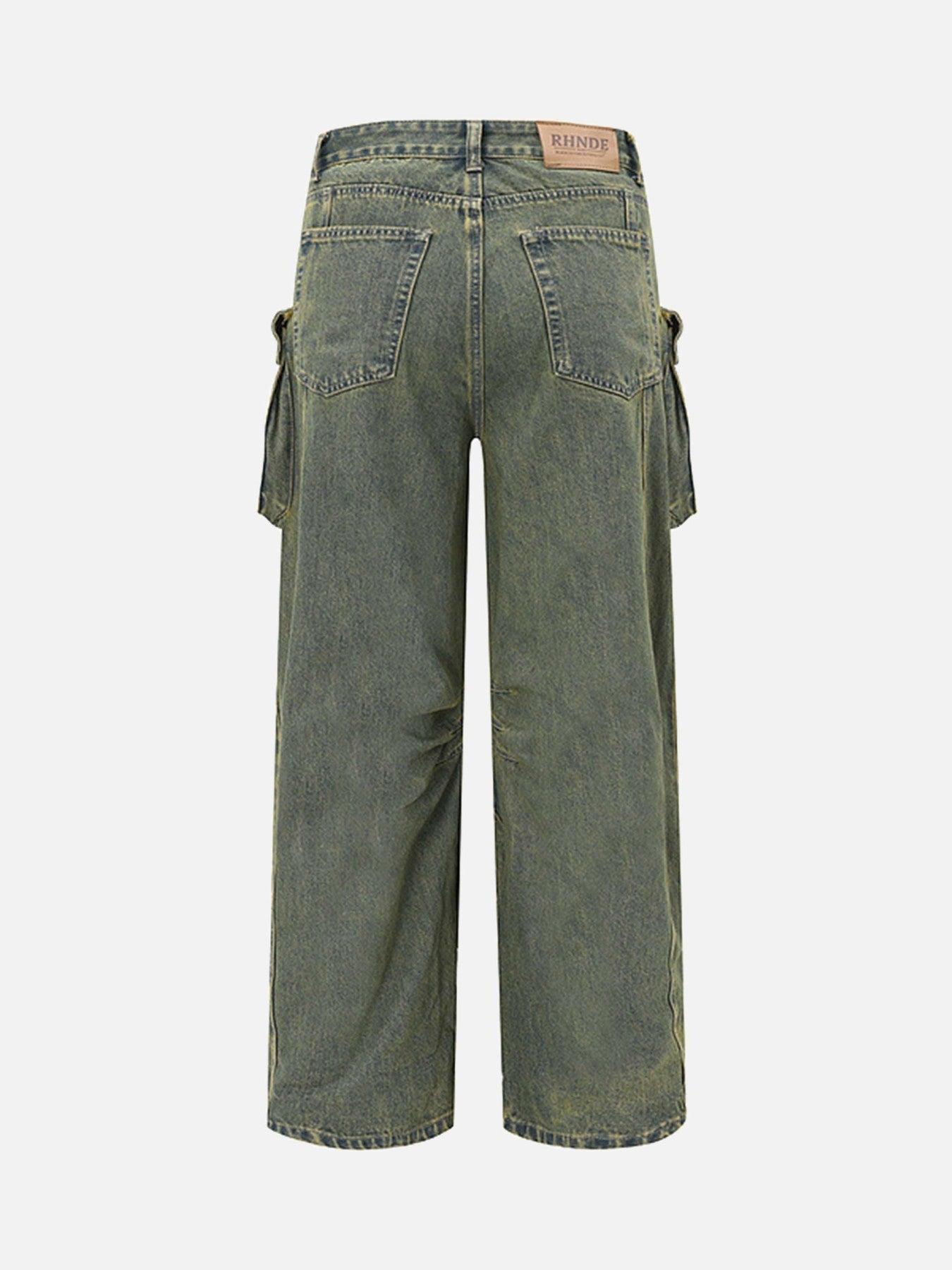 1984 Multi-Pocket Workwear Loose Jeans - 1789 - tntwear1