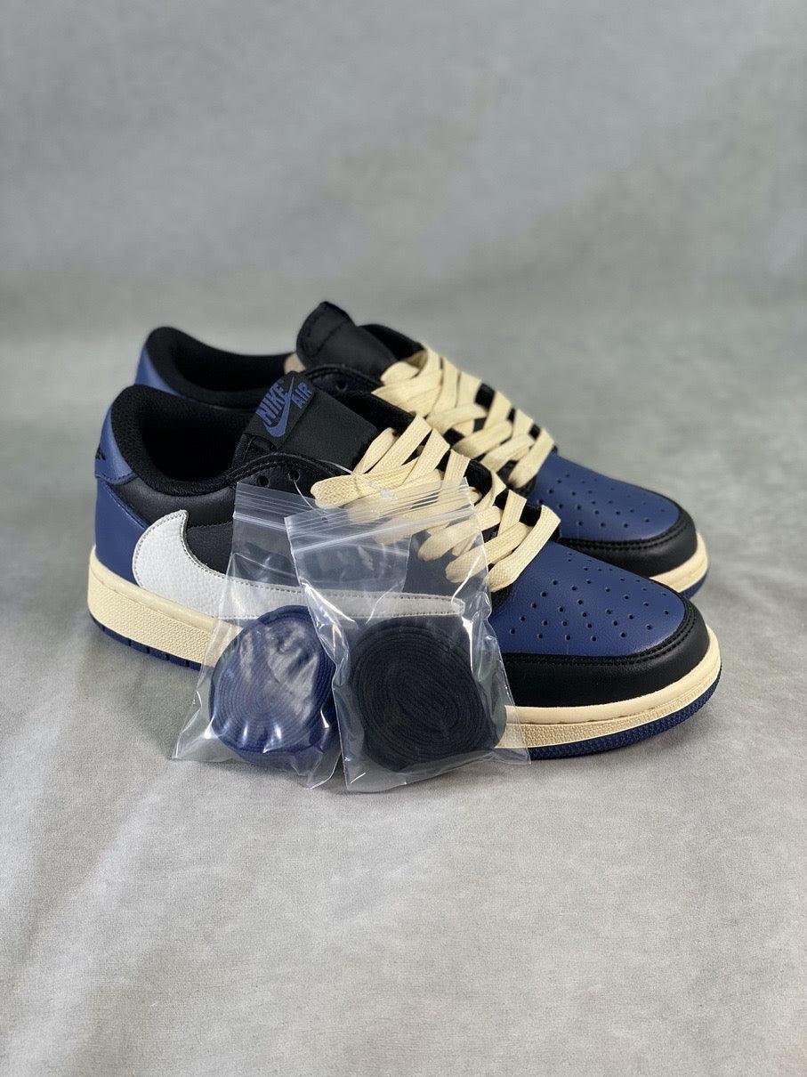 Custom Travis Scott x Fragment x Air Jordan 1 Low DM7866-001 - tntwear1