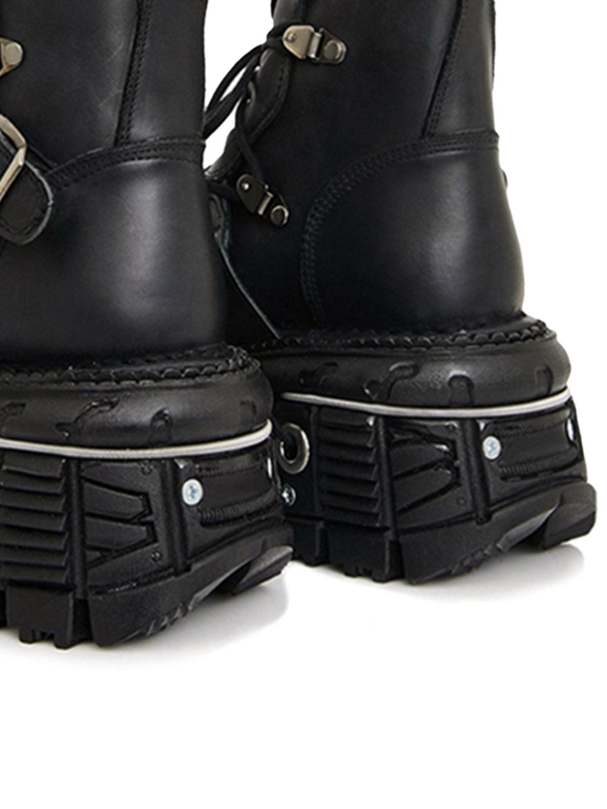 Tntwear Retro Punk Style Martin Boots - 2198