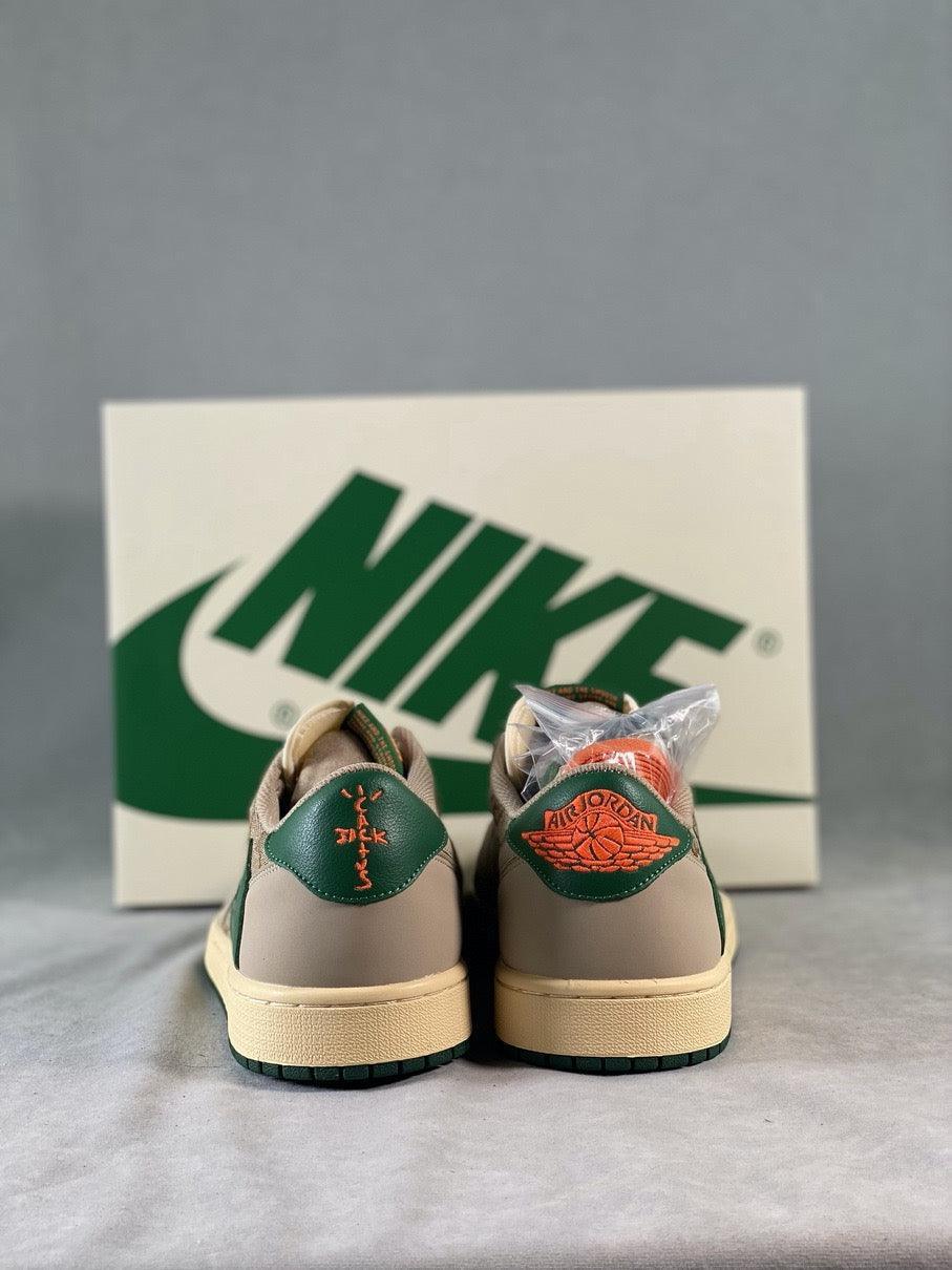 Custom Travis Scott x Air Jordan 1 Low Cactus Jack DM7868-198 - tntwear1