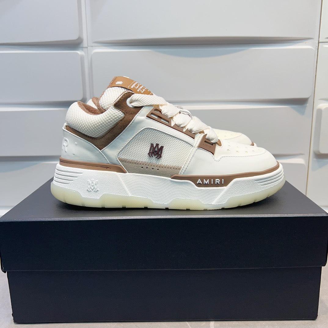 AMR MA-1 Brown and White Sneakers-137 - tntwear1