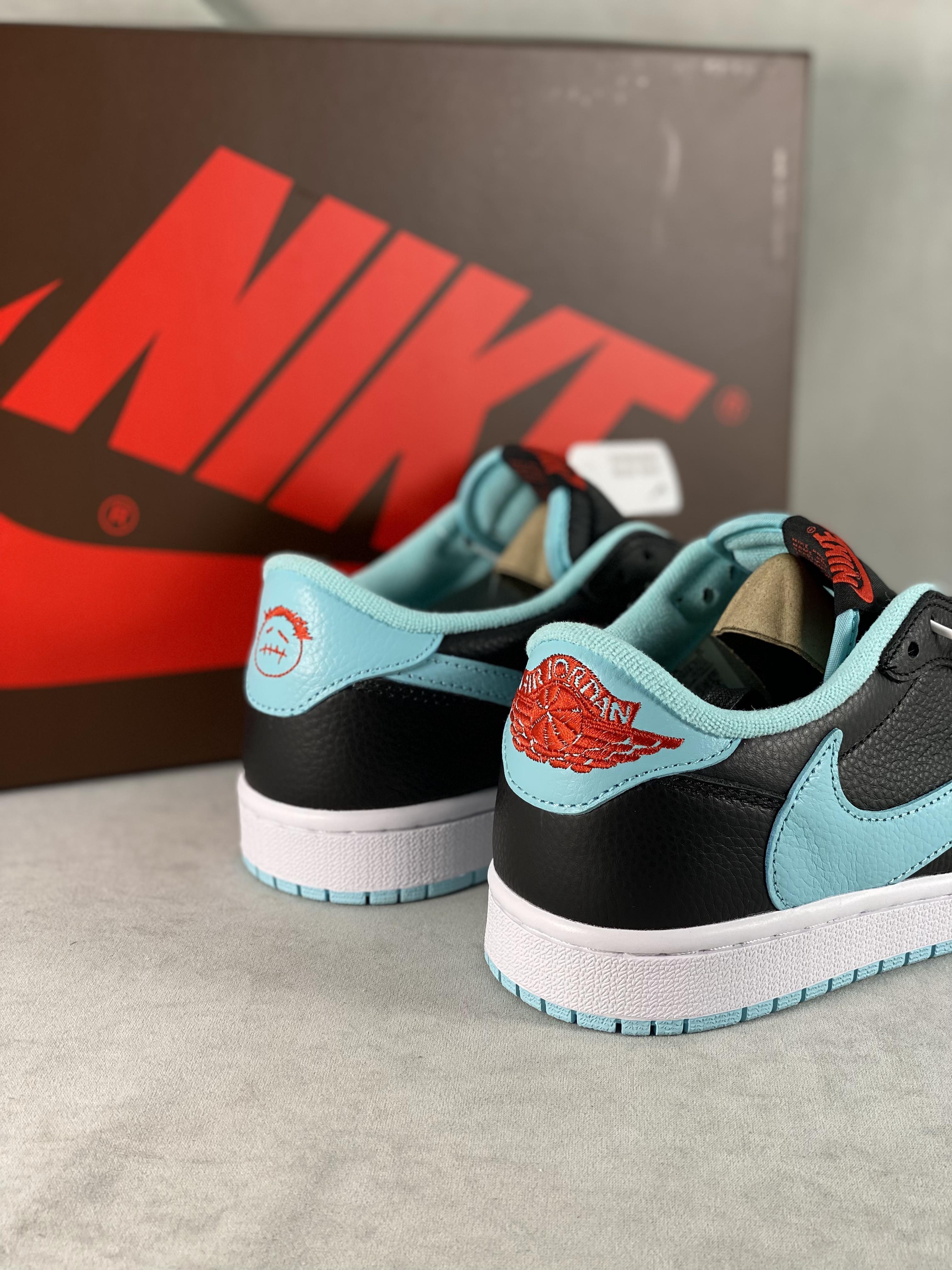 Custom Travis Scott x Air Jordan 1 Reverse Mocha DM7866 701 - tntwear1