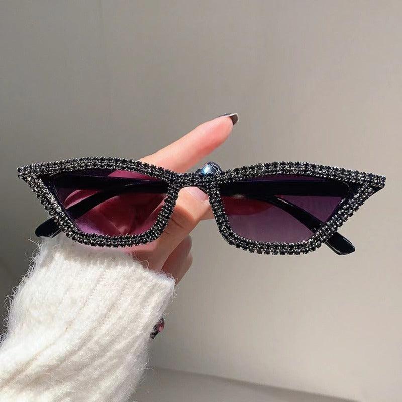 Glossy Ray Crystal Sunnies - tntwear1