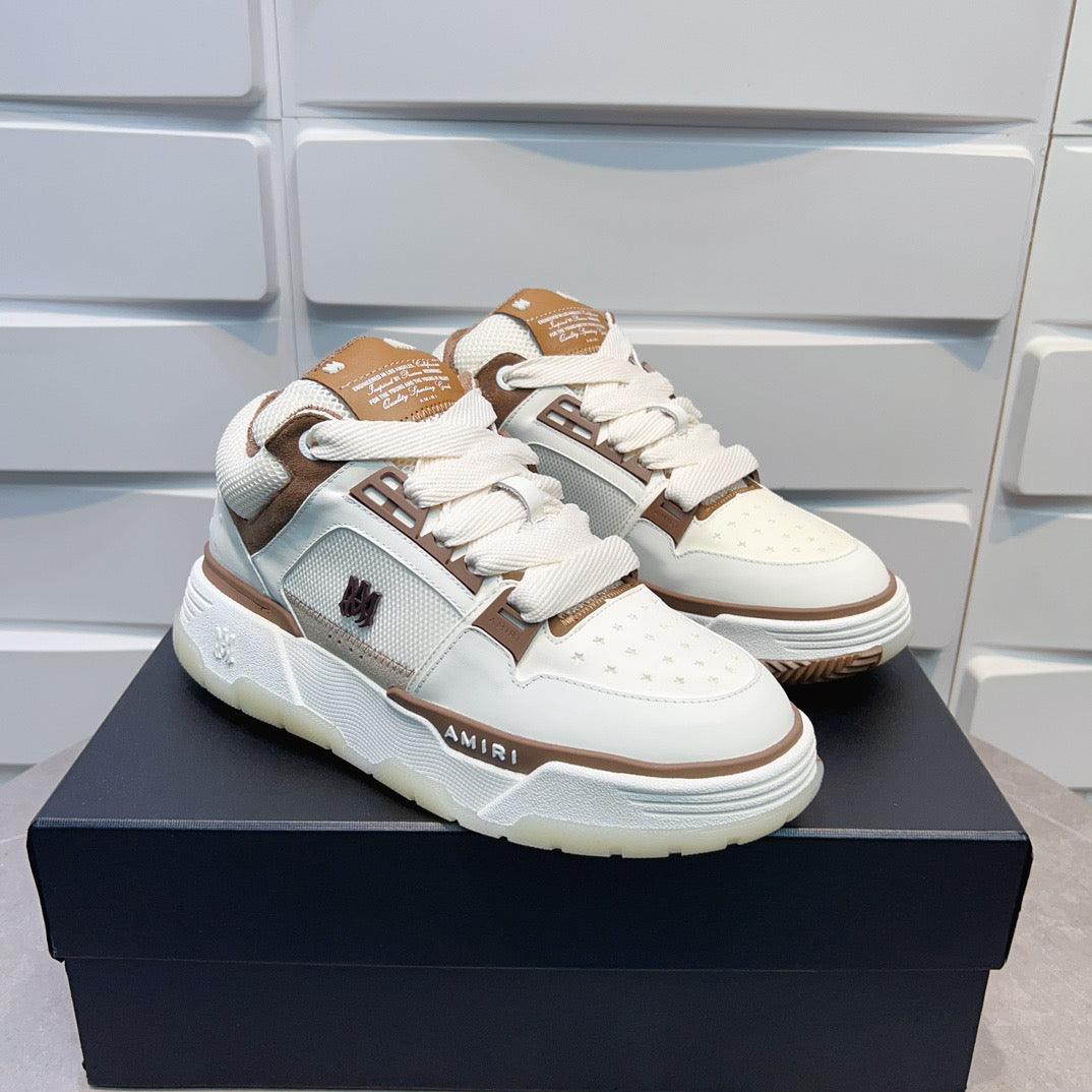 AMR MA-1 Brown and White Sneakers-137 - tntwear1