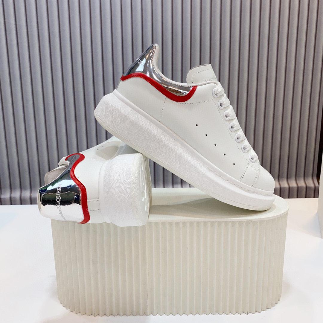 ALMC Silver Red and White Oversized Sneakers-039 - tntwear1