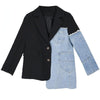 Duo Denim Blazer Jacket - tntwear1