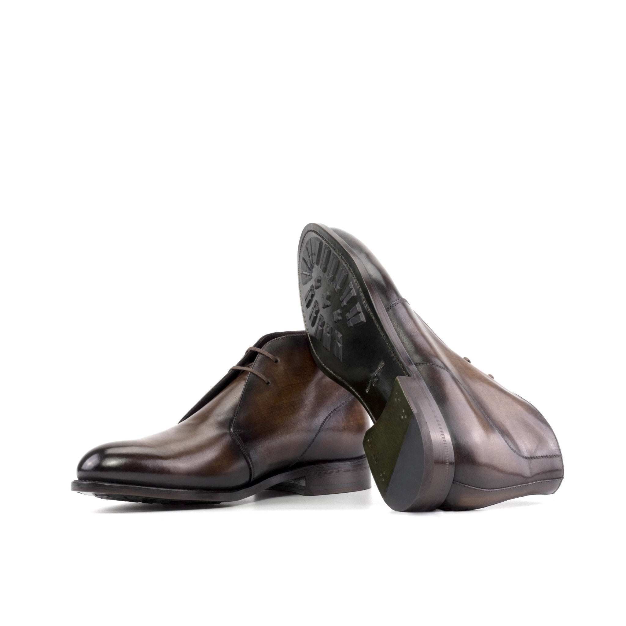 Balmoral Brown patina Chukka