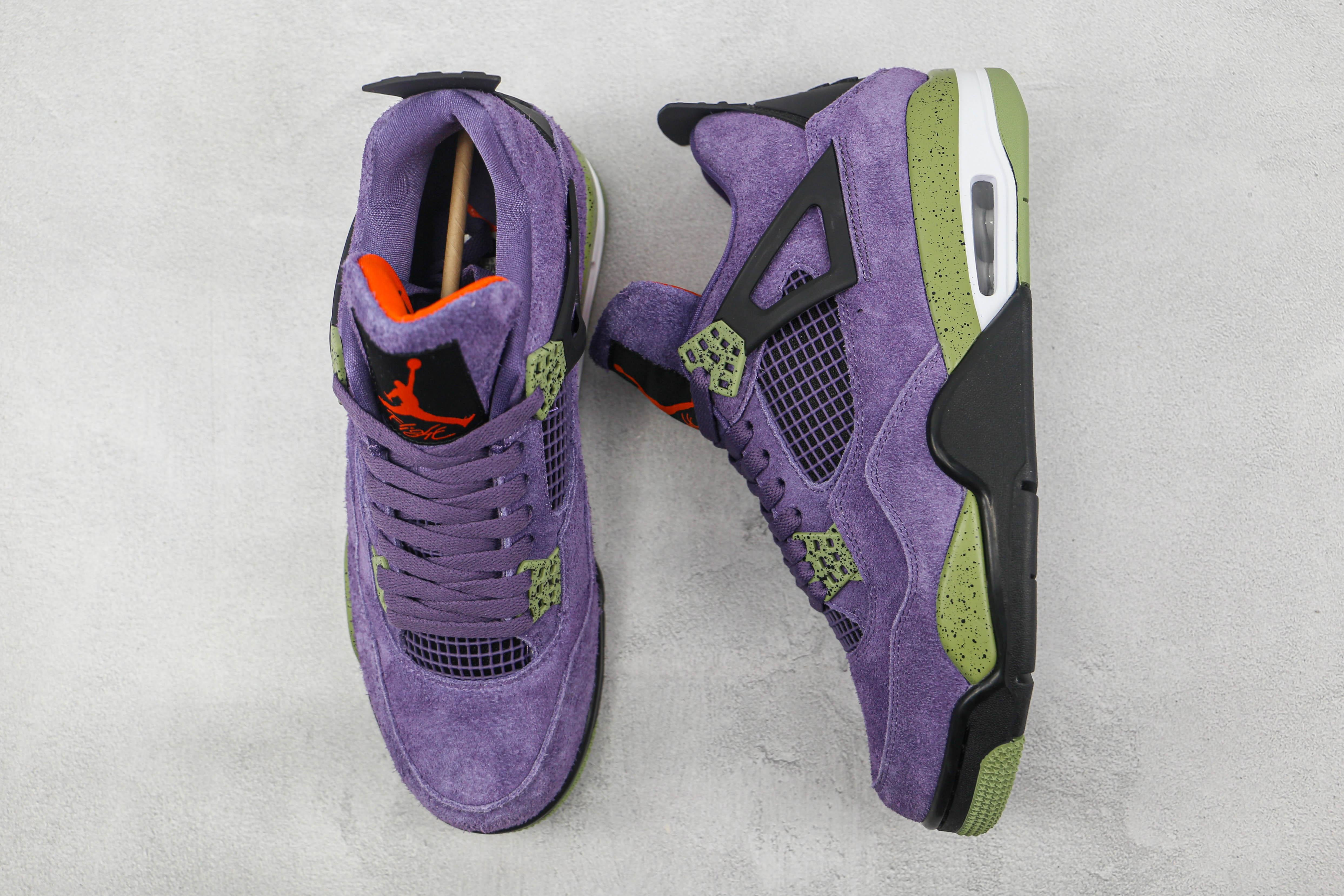 Custom Air Jordan 4 Retro Canyon Purple AJ4 - tntwear1