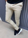 Hilton Beige Checkered Trousers