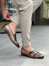 Beige Monk Strap