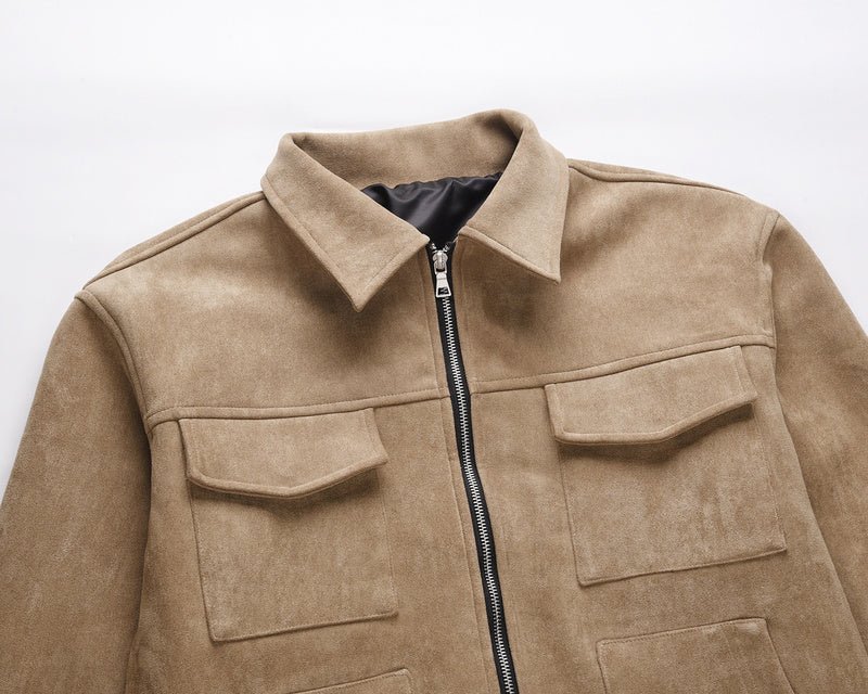 Beige Suede Jacket