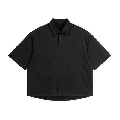 TNT Black Boxy Fit Shirt - Stylish Streetwear Essential