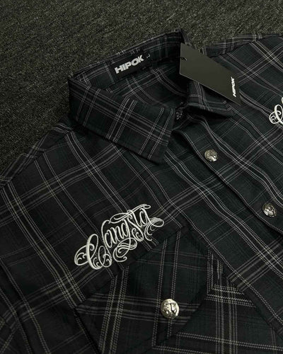 Black Gangster Shirt