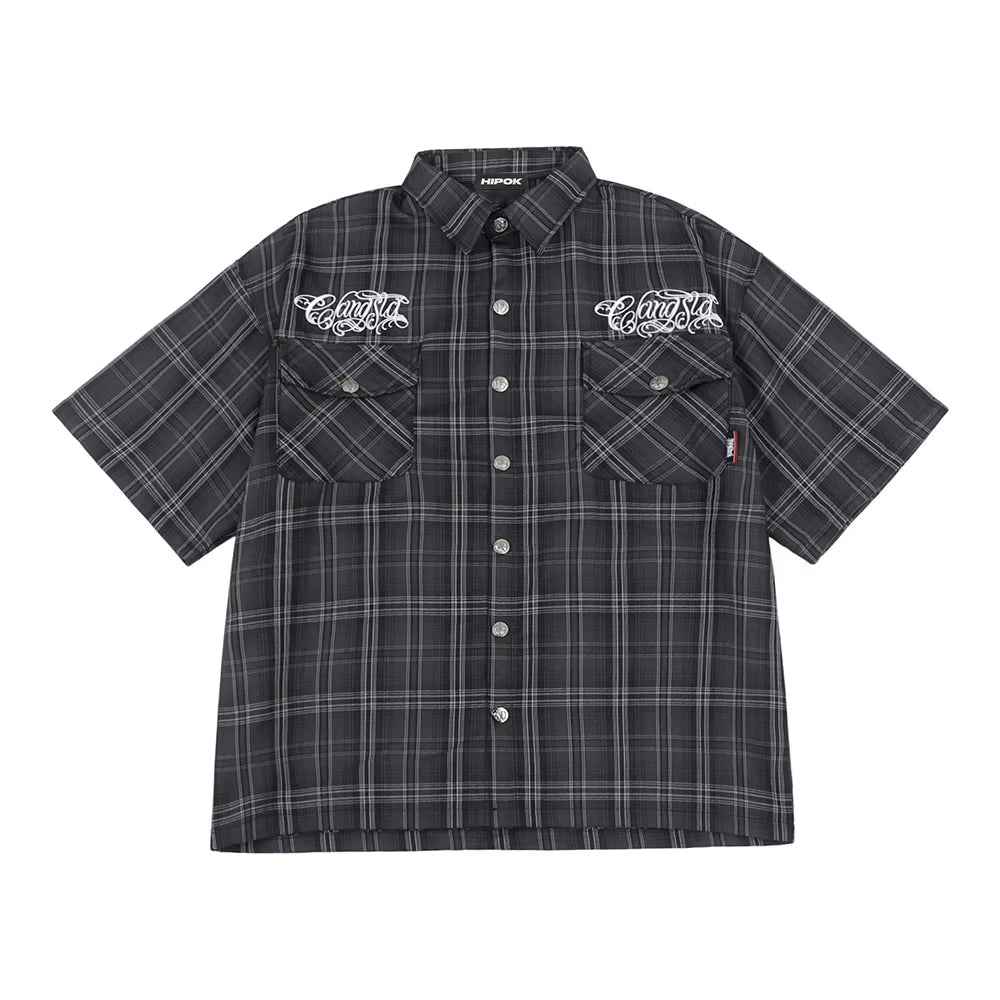 Black Gangster Shirt