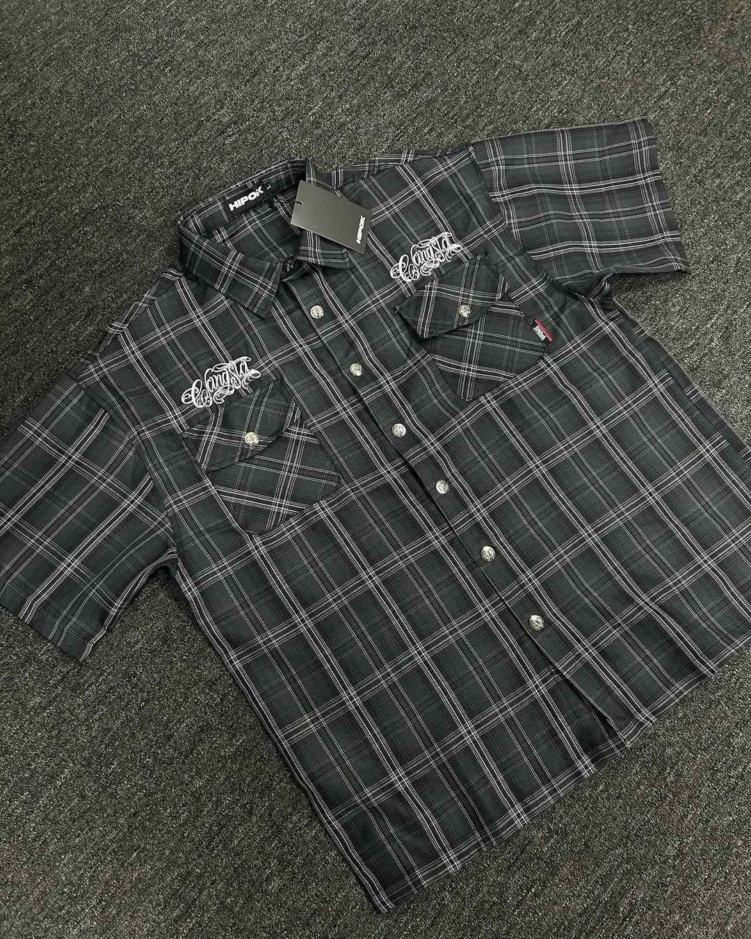Black Gangster Shirt