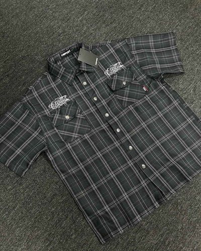 Black Gangster Shirt
