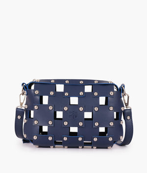 Blue rivet cross-body bag - tntwear1