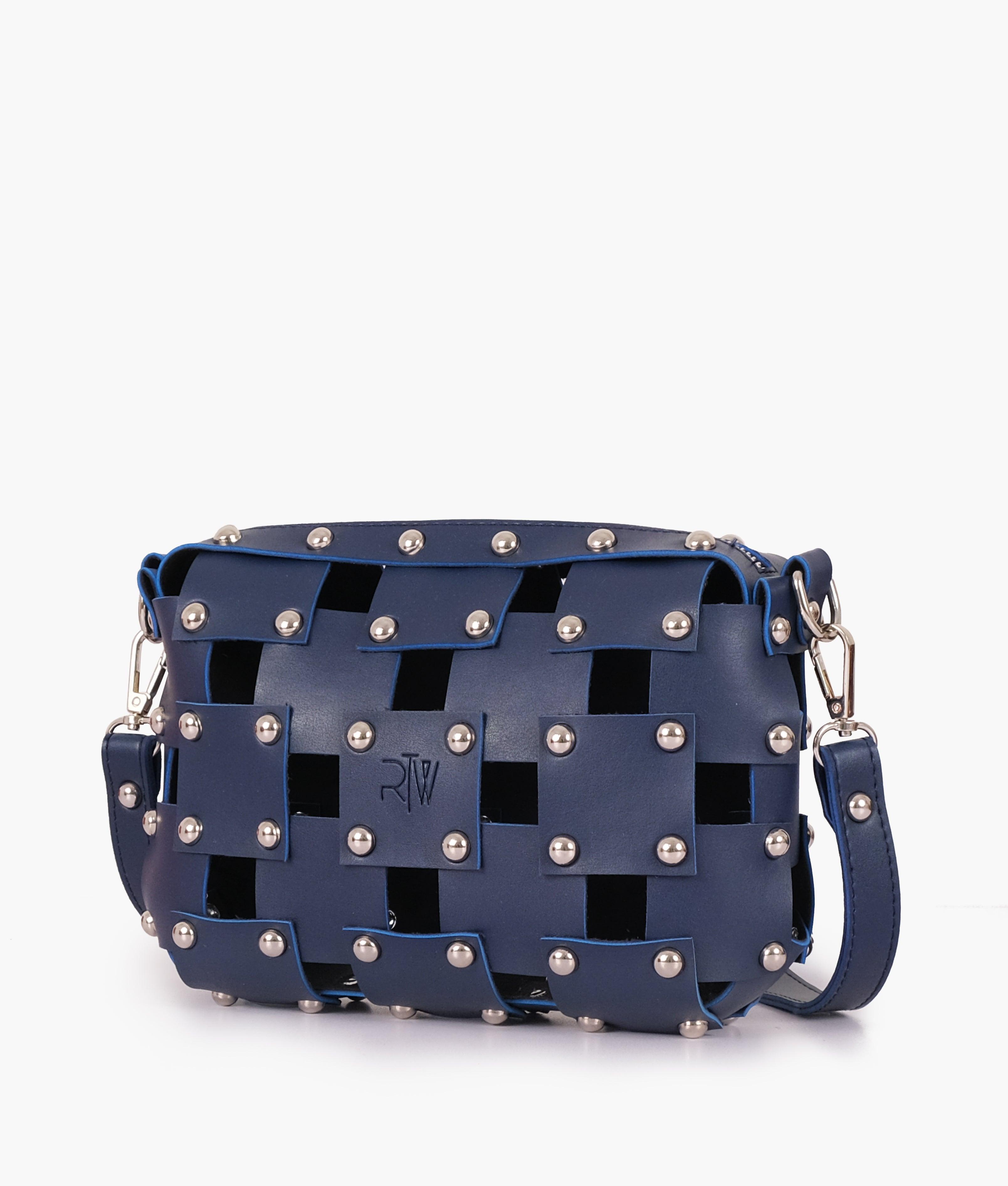 Blue rivet cross-body bag - tntwear1