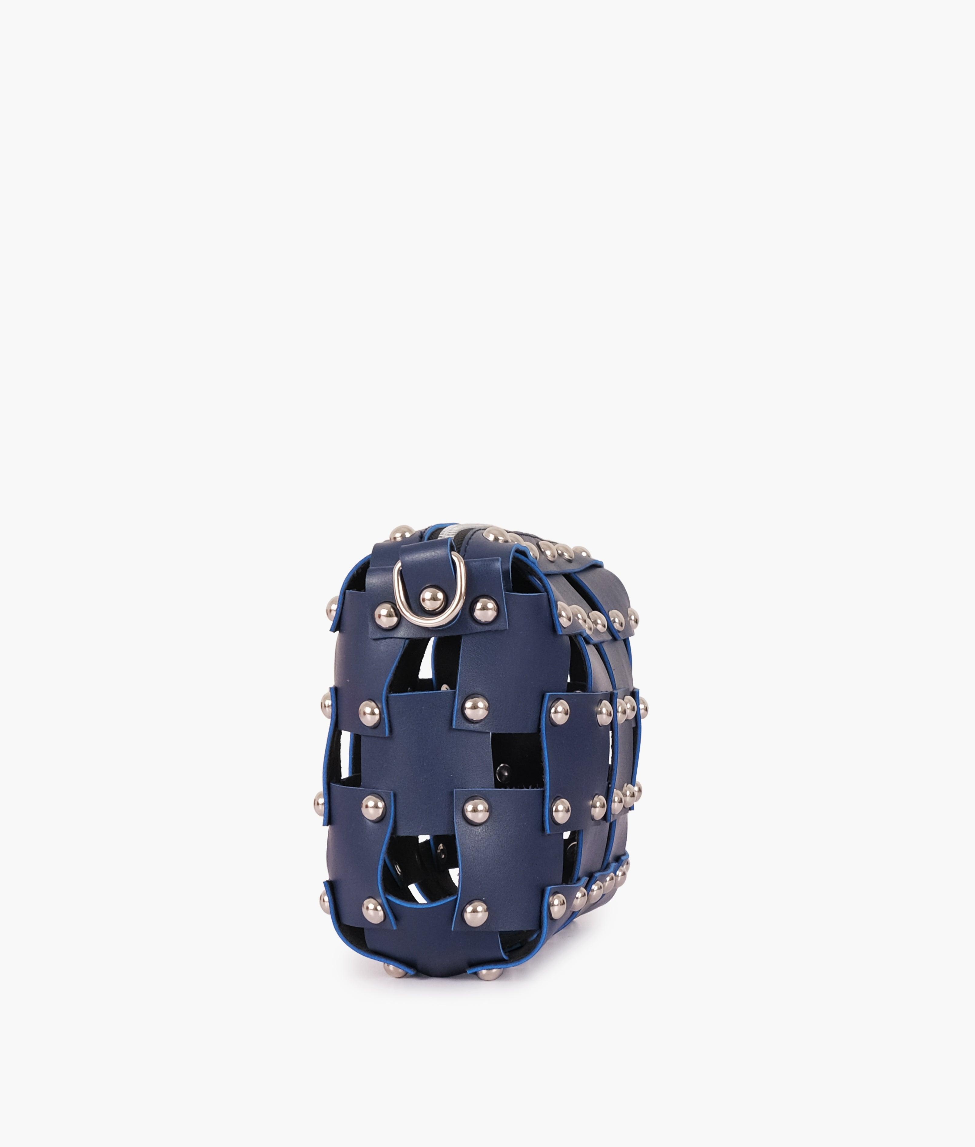 Blue rivet cross-body bag - tntwear1