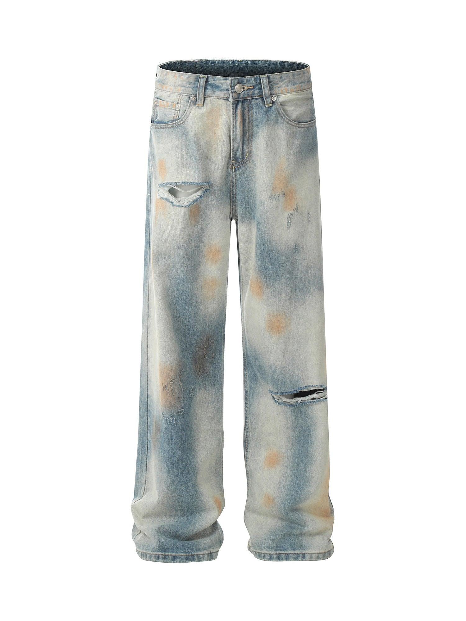 Tntwear Distressed Street Hip-Hop Jeans - tntwear1