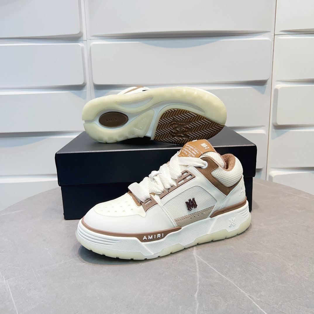 AMR MA-1 Brown and White Sneakers-137 - tntwear1