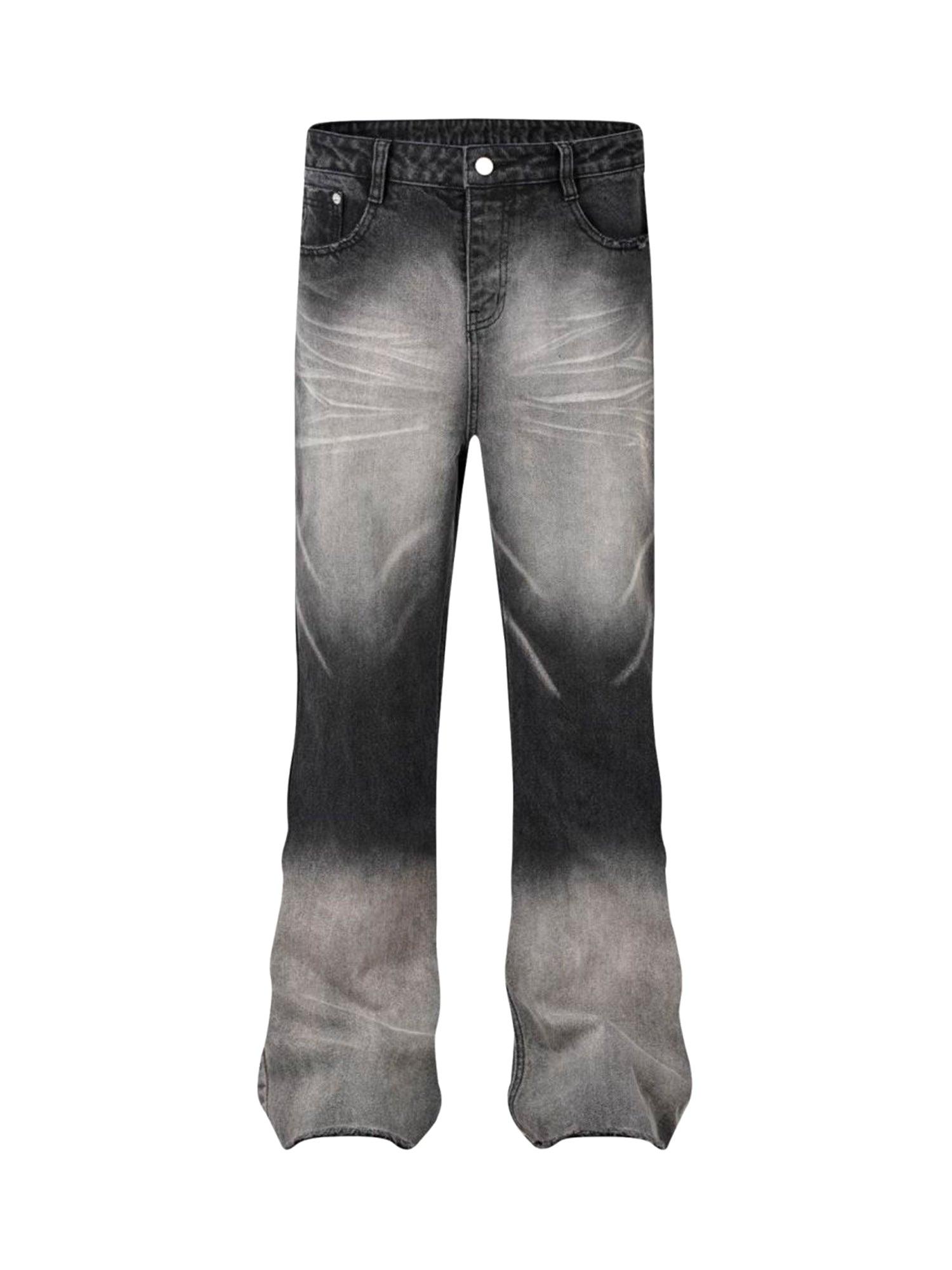 Tntwear High Street Hip Hop Distressed Washed Jeans - tntwear1