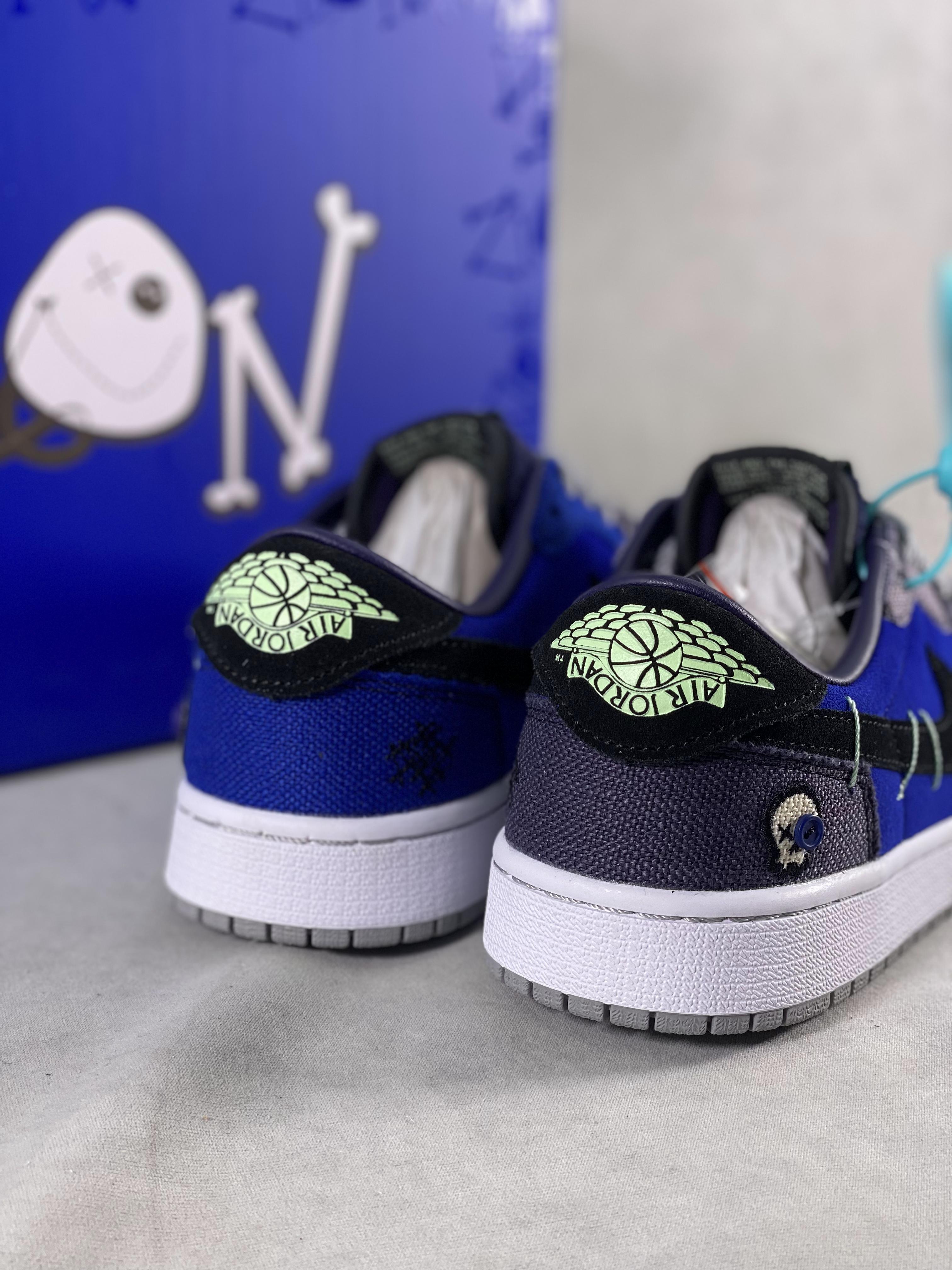 Custom Air Jordan 1 Low OG ZION "Voodoo Alternate" - tntwear1