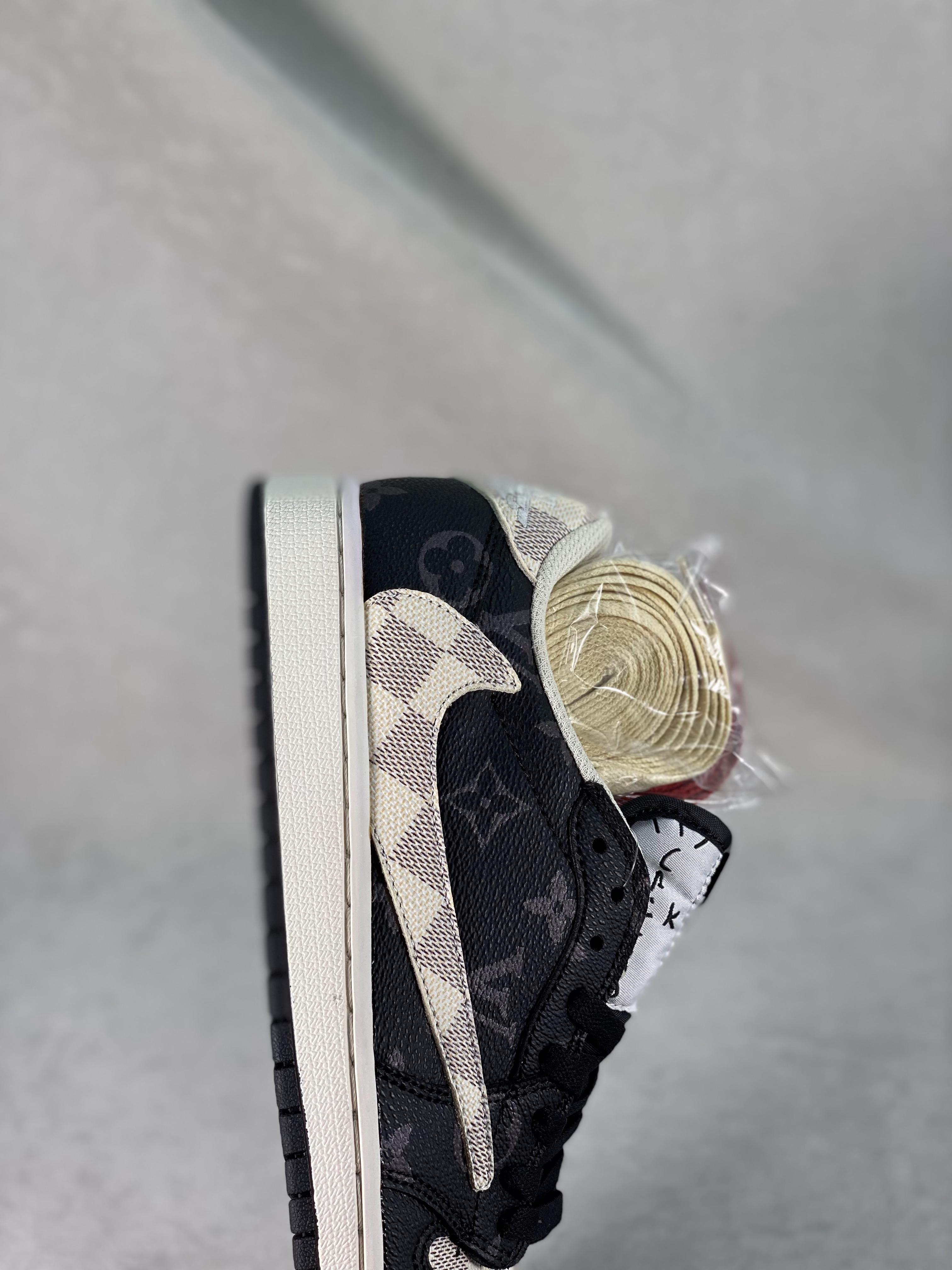 Custom Travis Scott x Fragment x Air Jordan 1 Low TS x LV DM7866-512 - tntwear1