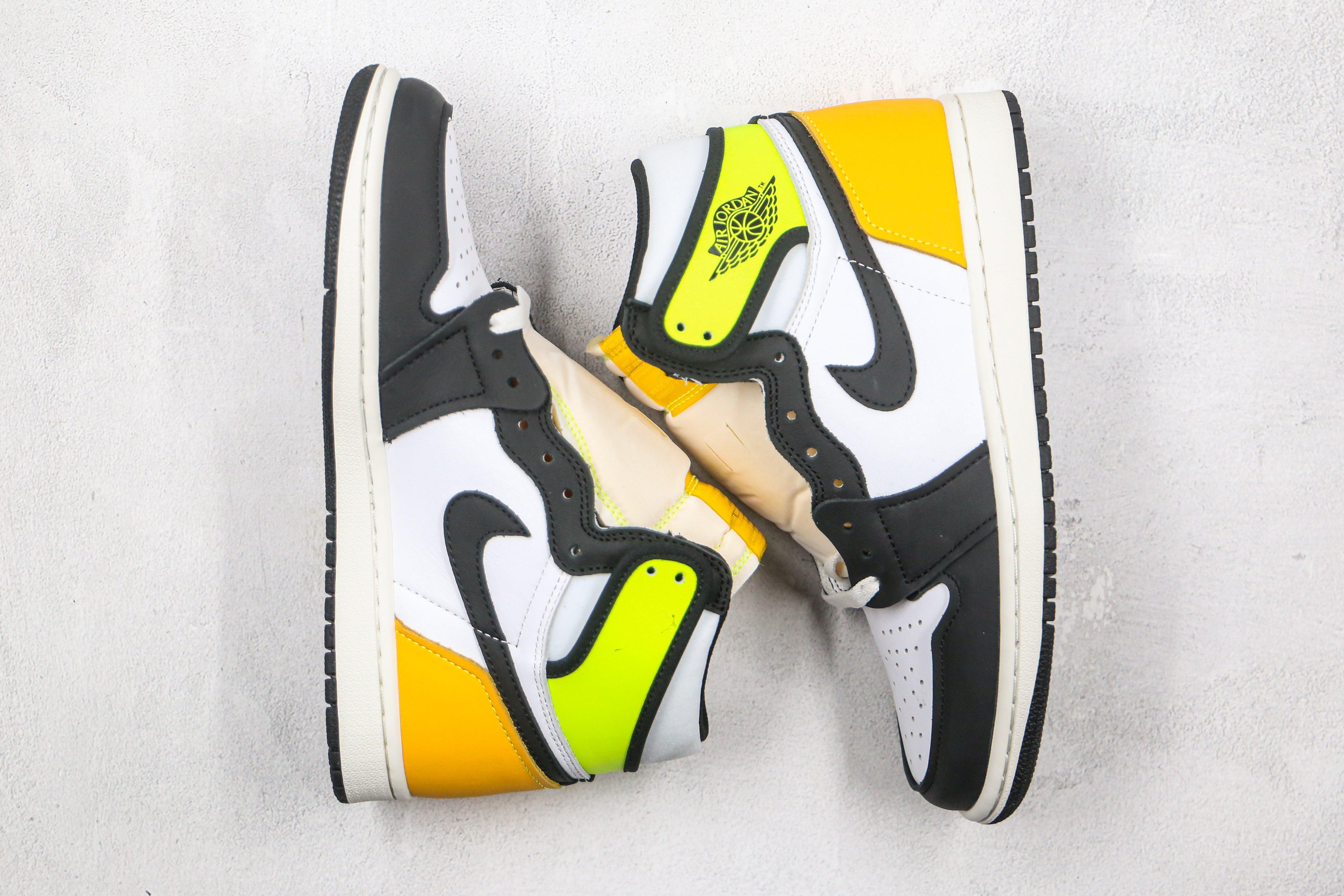 Custom Air Jordan 1 Vlot Gold High Q ( Customs And Box ), Jordan 1 Sneakers Active - tntwear1