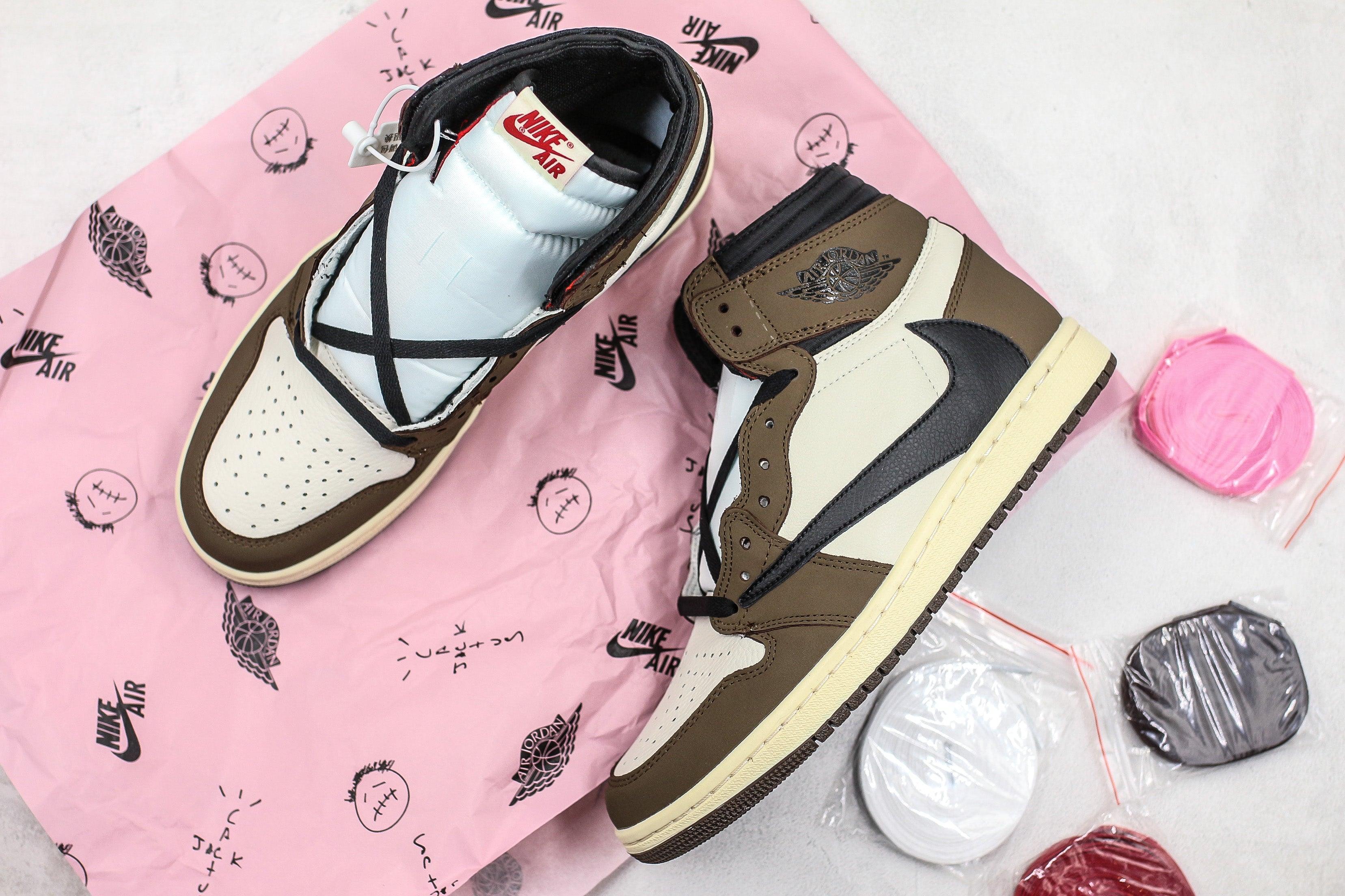 Custom Air Jordan 1 x Travis Scott AJ1 - tntwear1