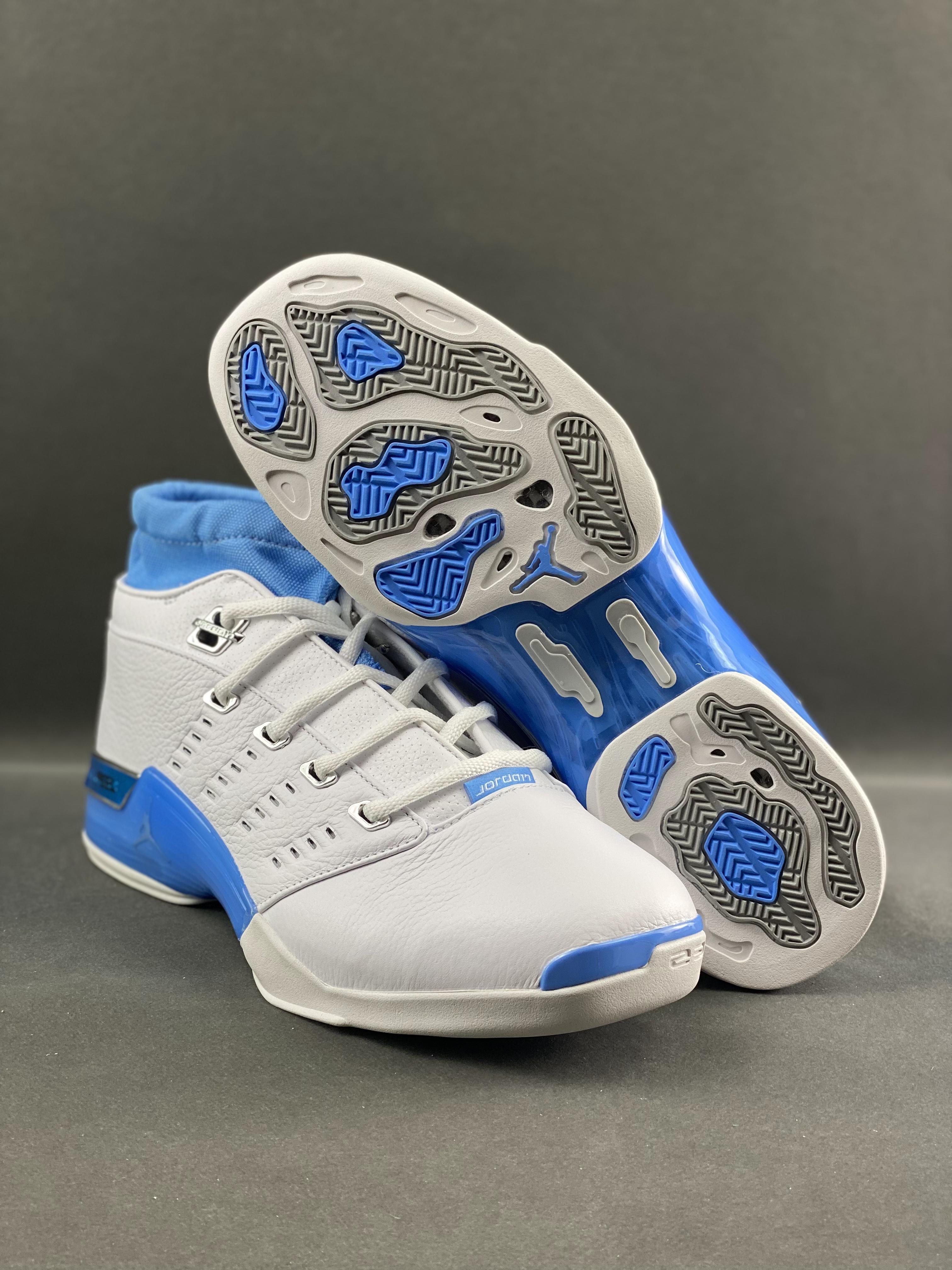 Custom Air Jordan 17 Low SP “UNC” - tntwear1