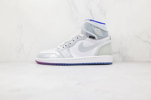 Custom White Jordan 1 High Q ( Customs And Box ), Jordan 1 Sneakers Active - tntwear1