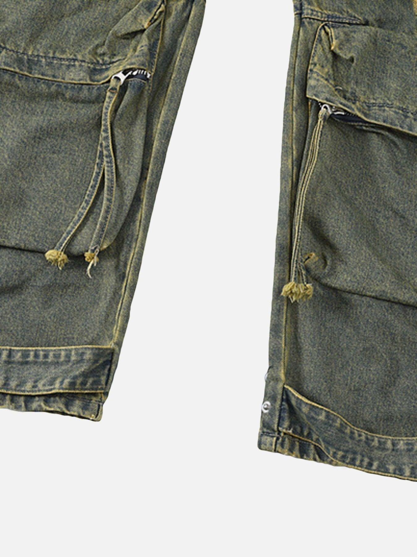 1984 Multi-Pocket Workwear Loose Jeans - 1789 - tntwear1