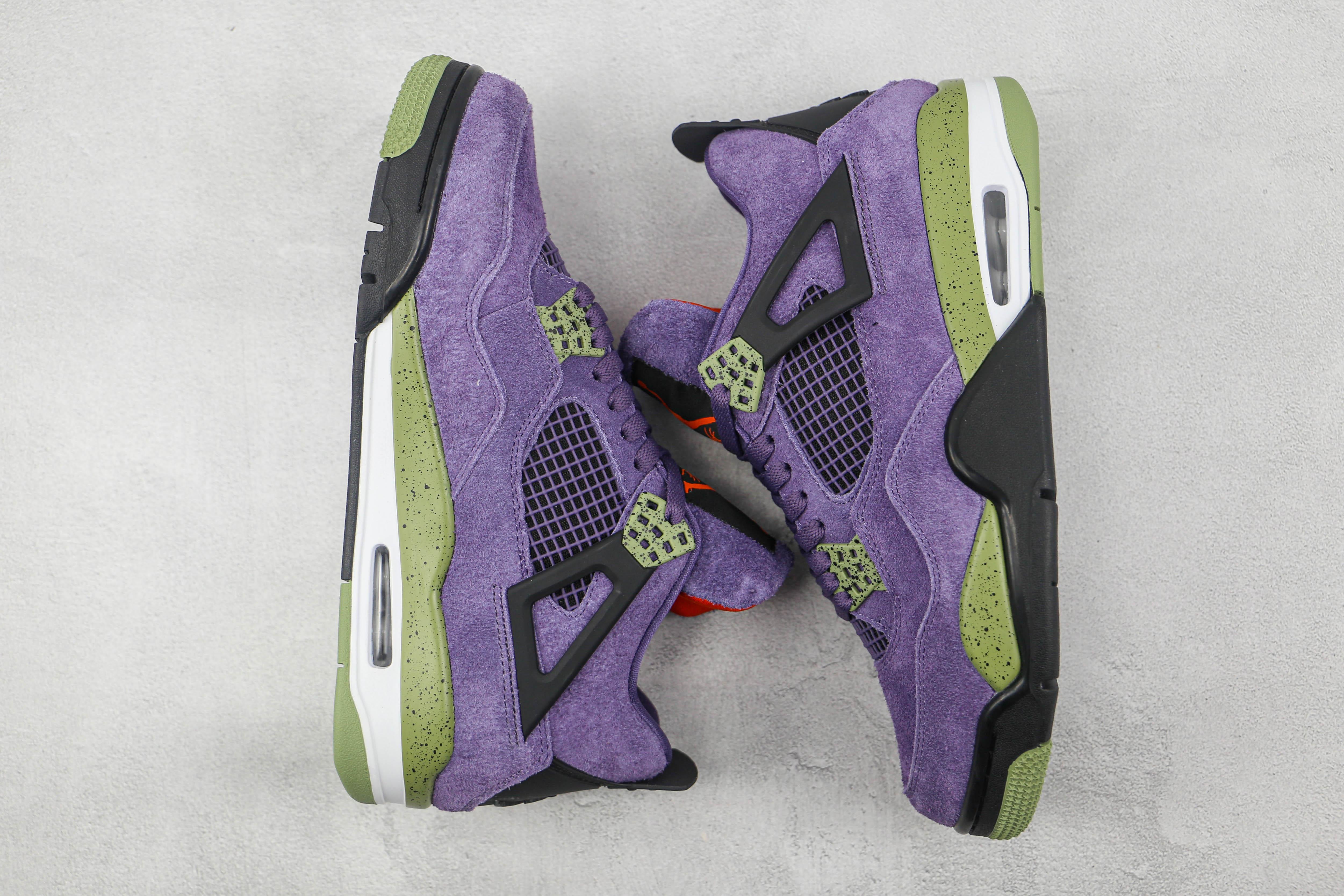 Custom Air Jordan 4 Retro Canyon Purple AJ4 - tntwear1