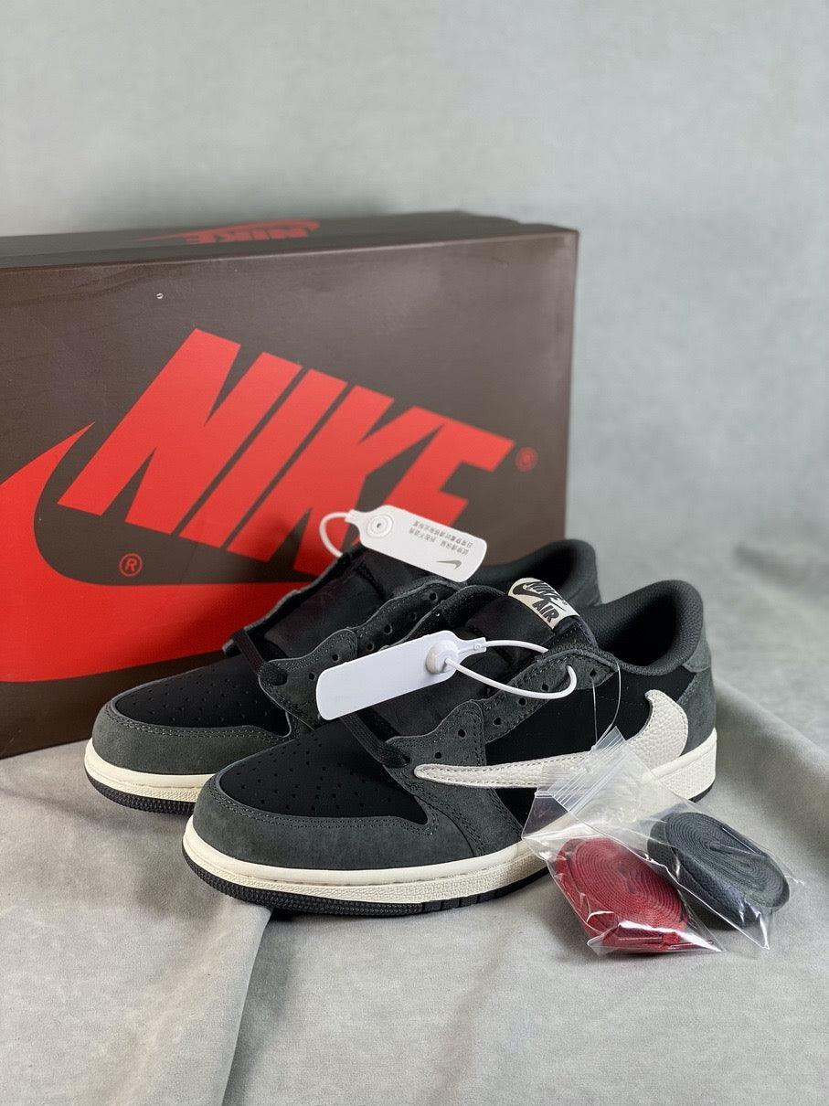 Custom Travis Scott x Fragment x Air Jordan 1 Low DM7866-001 - tntwear1