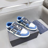 AMR Skel Top Low Blue and Dark Blue Sneakers-155 - tntwear1