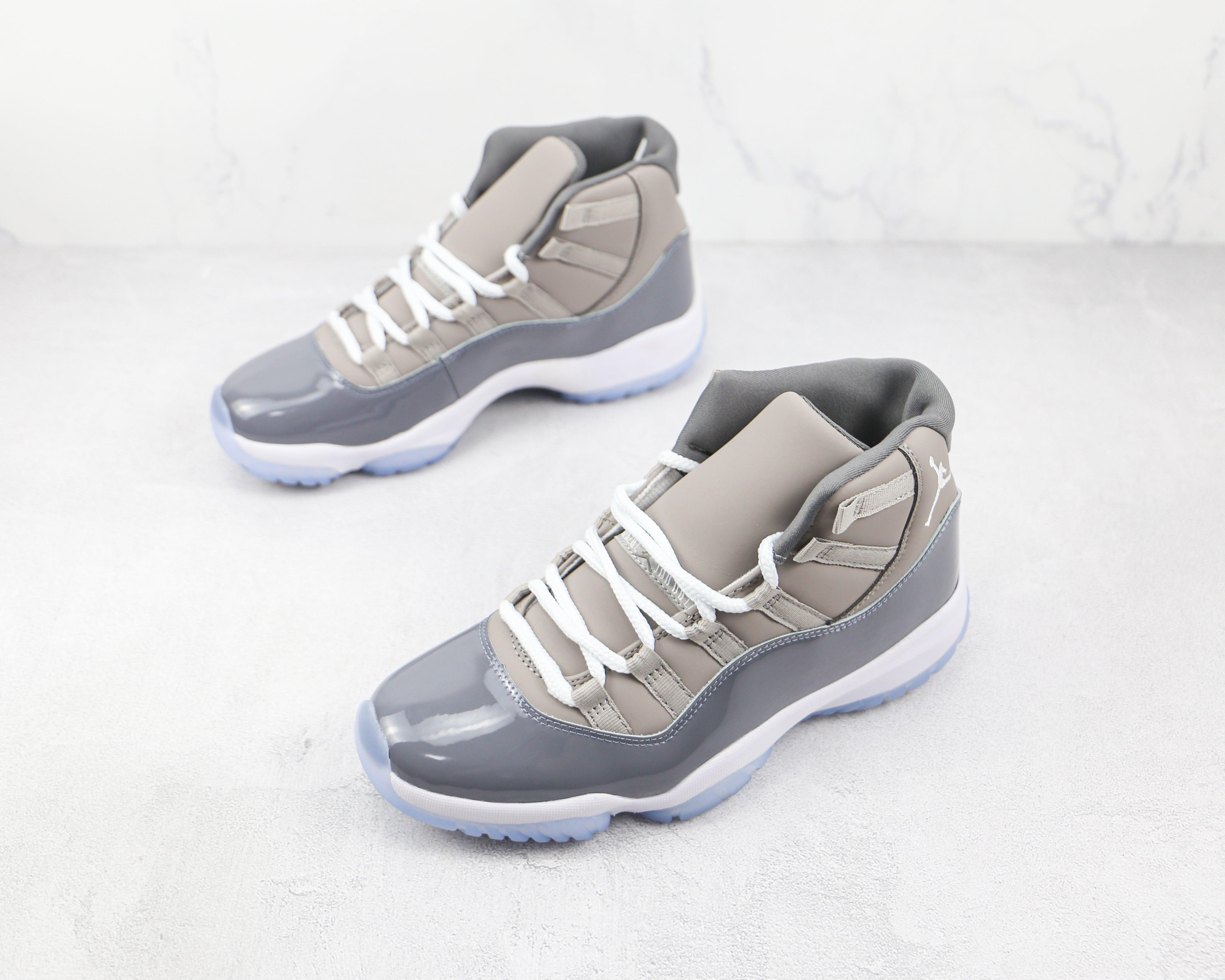 Custom Air Jordan 11 Retro Cool Grey - tntwear1