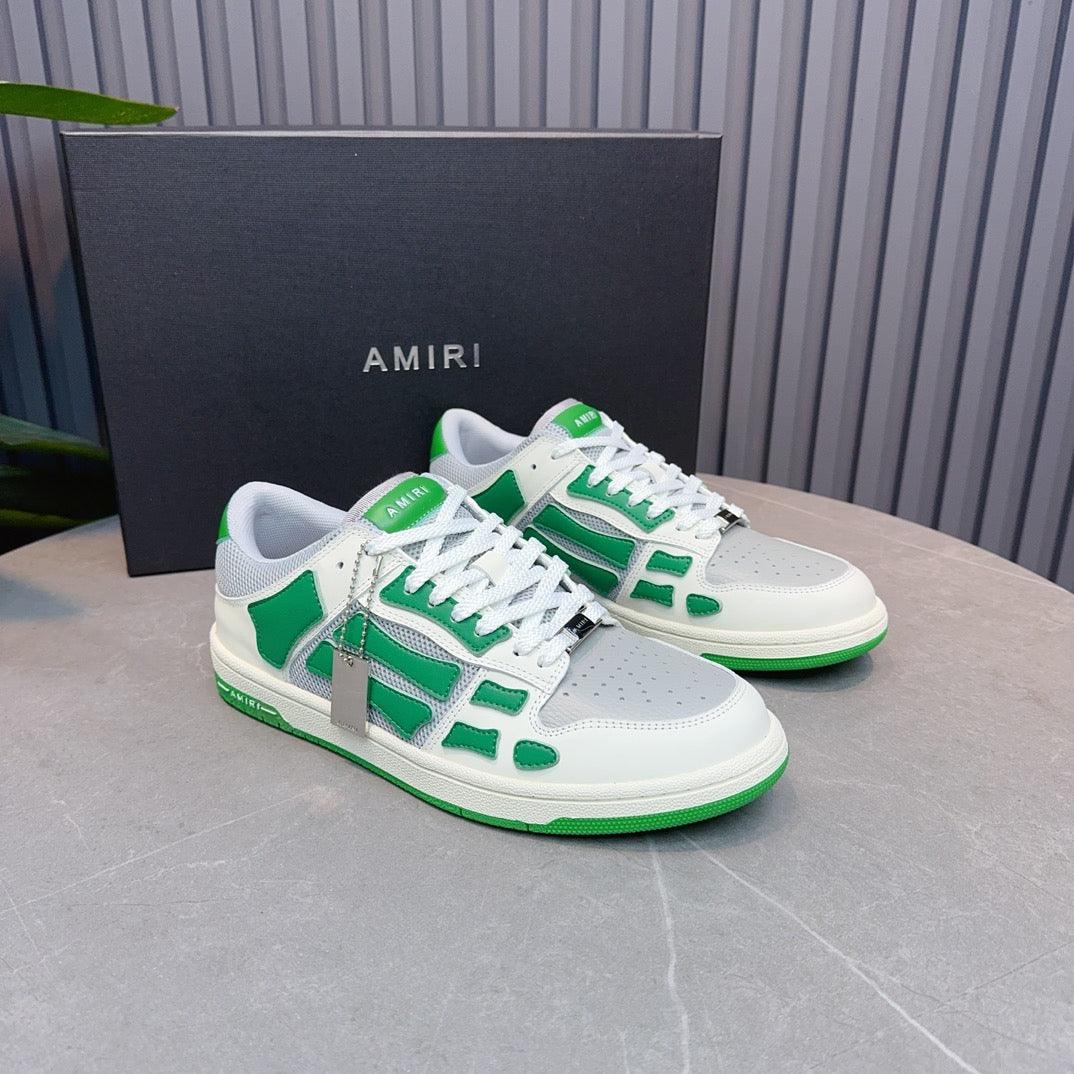 AMR Green Skel Top Low Sneakers - 056 - tntwear1