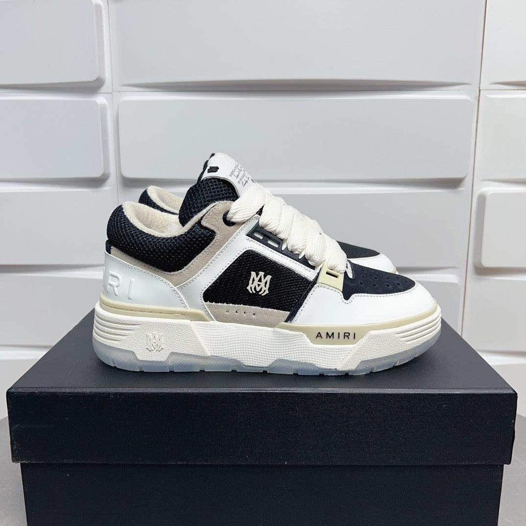 AMR MA-1 Black and White Sneakers-052 - tntwear1