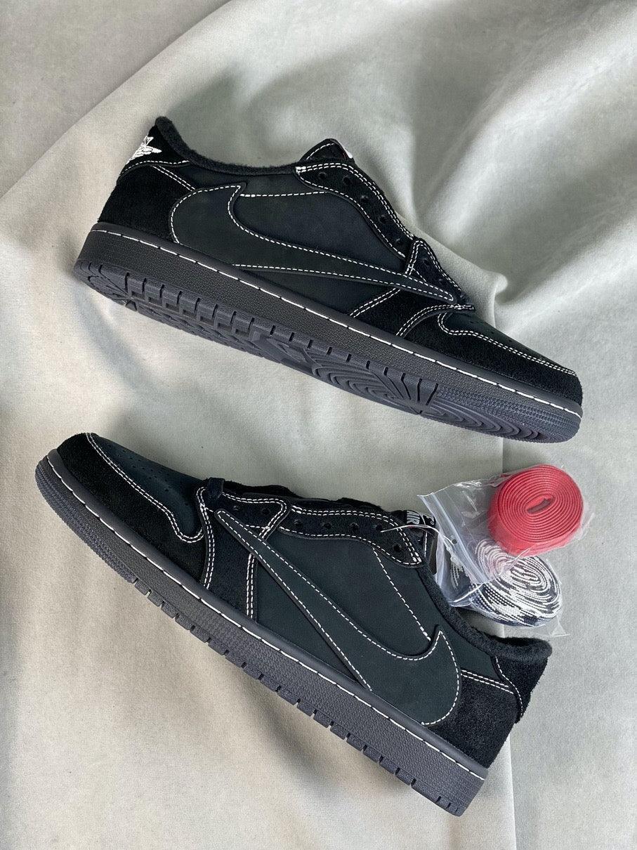 Custom Travis Scott x Fragment x Air Jordan 1 Low DM7866-001 - tntwear1