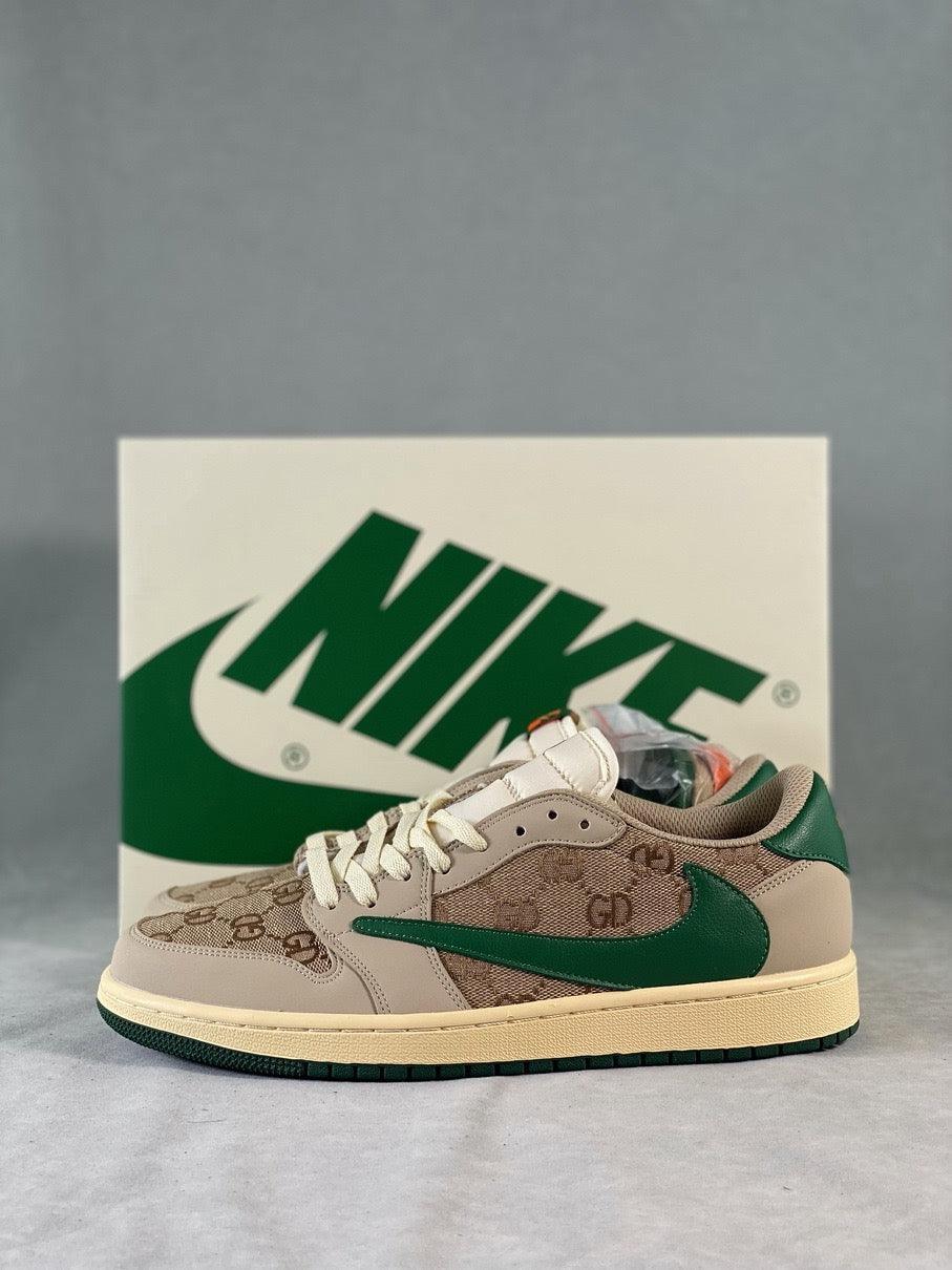 Custom Travis Scott x Air Jordan 1 Low Cactus Jack DM7868-198 - tntwear1