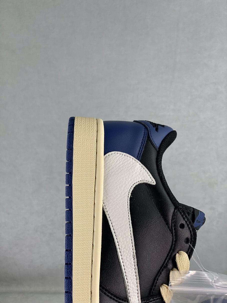 Custom Travis Scott x Fragment x Air Jordan 1 Low DM7866-001 - tntwear1