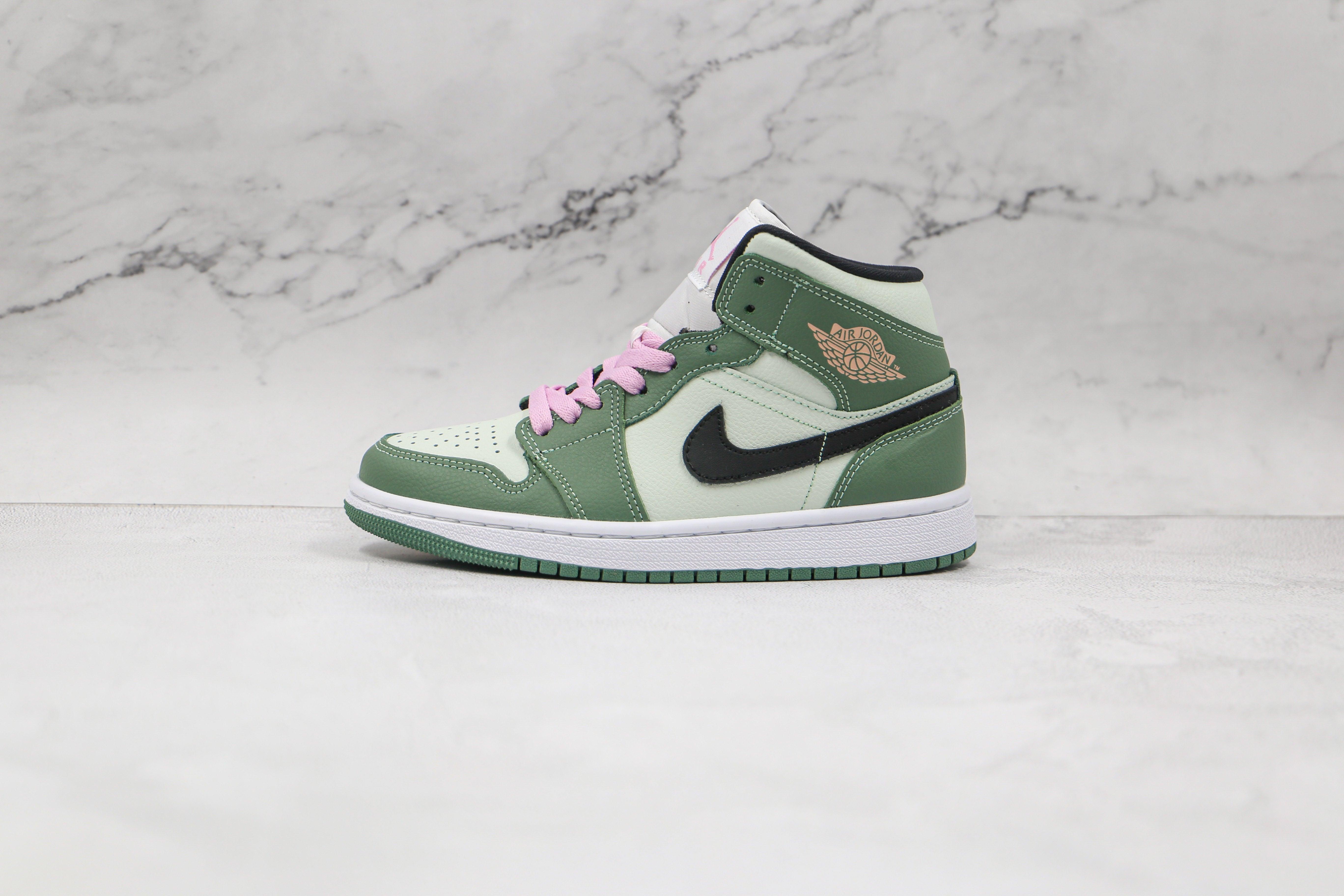 Custom Air Jordan 1 Dutch Green High Q - tntwear1