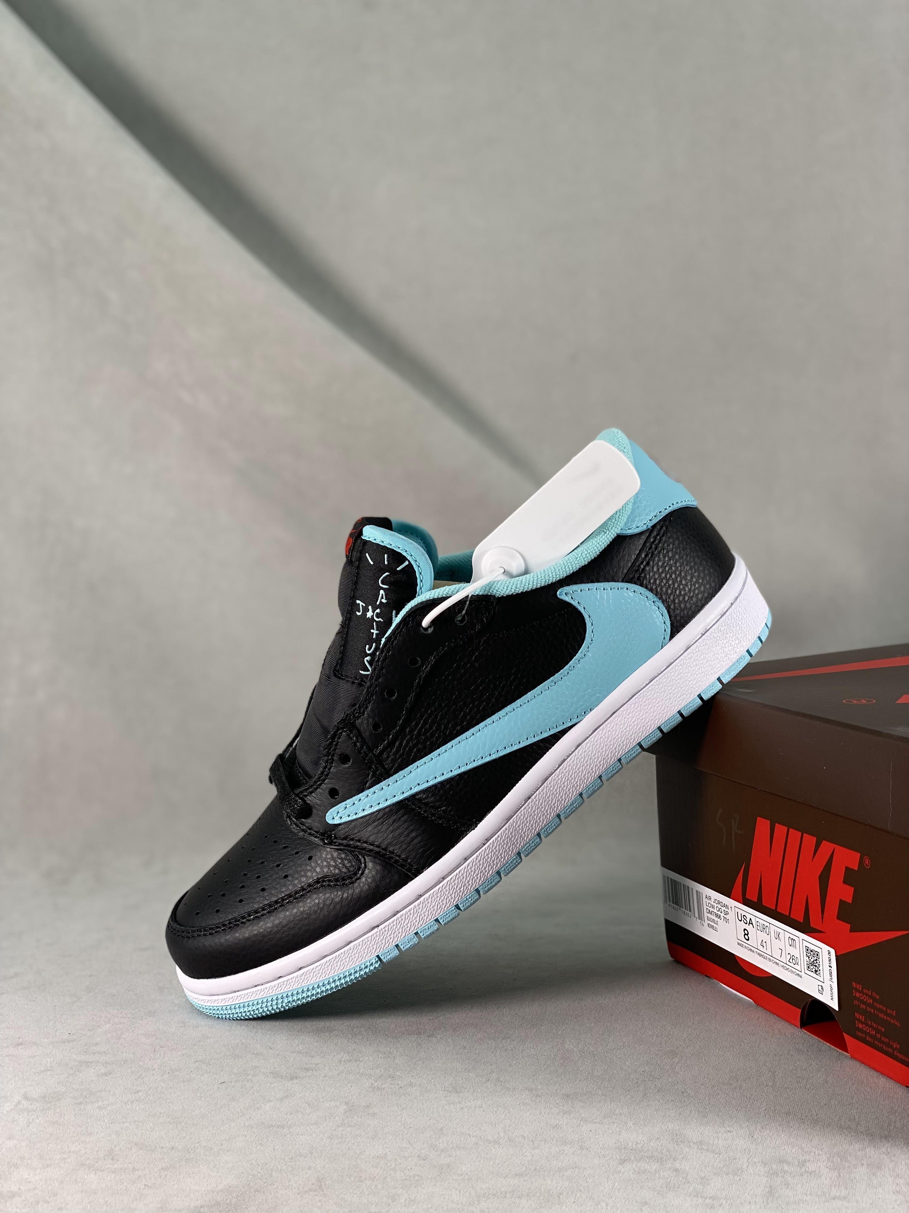 Custom Travis Scott x Air Jordan 1 Reverse Mocha DM7866 701 - tntwear1