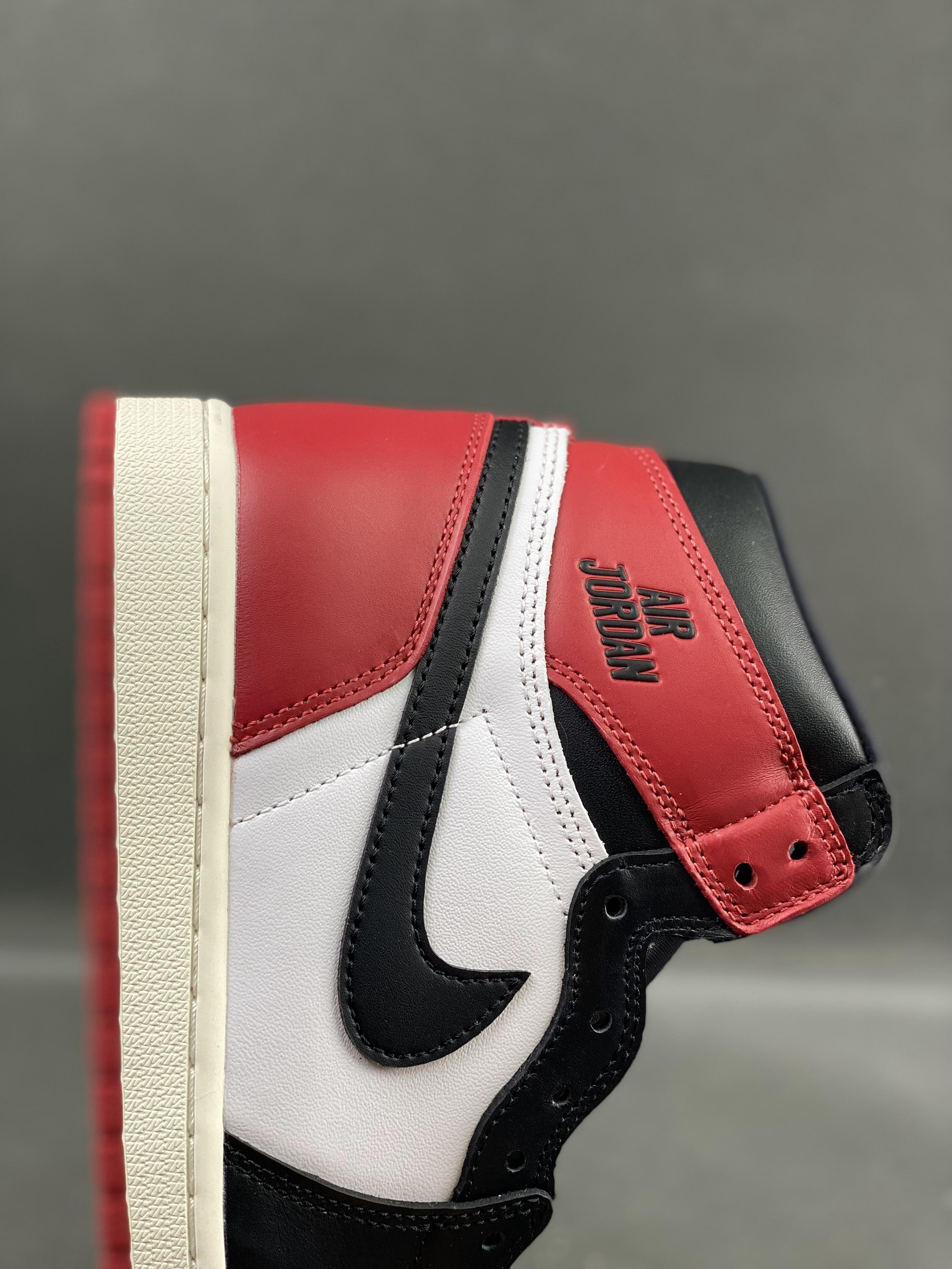 Custom Air Jordan 1 High OG“Black Toe Reimagined” - tntwear1