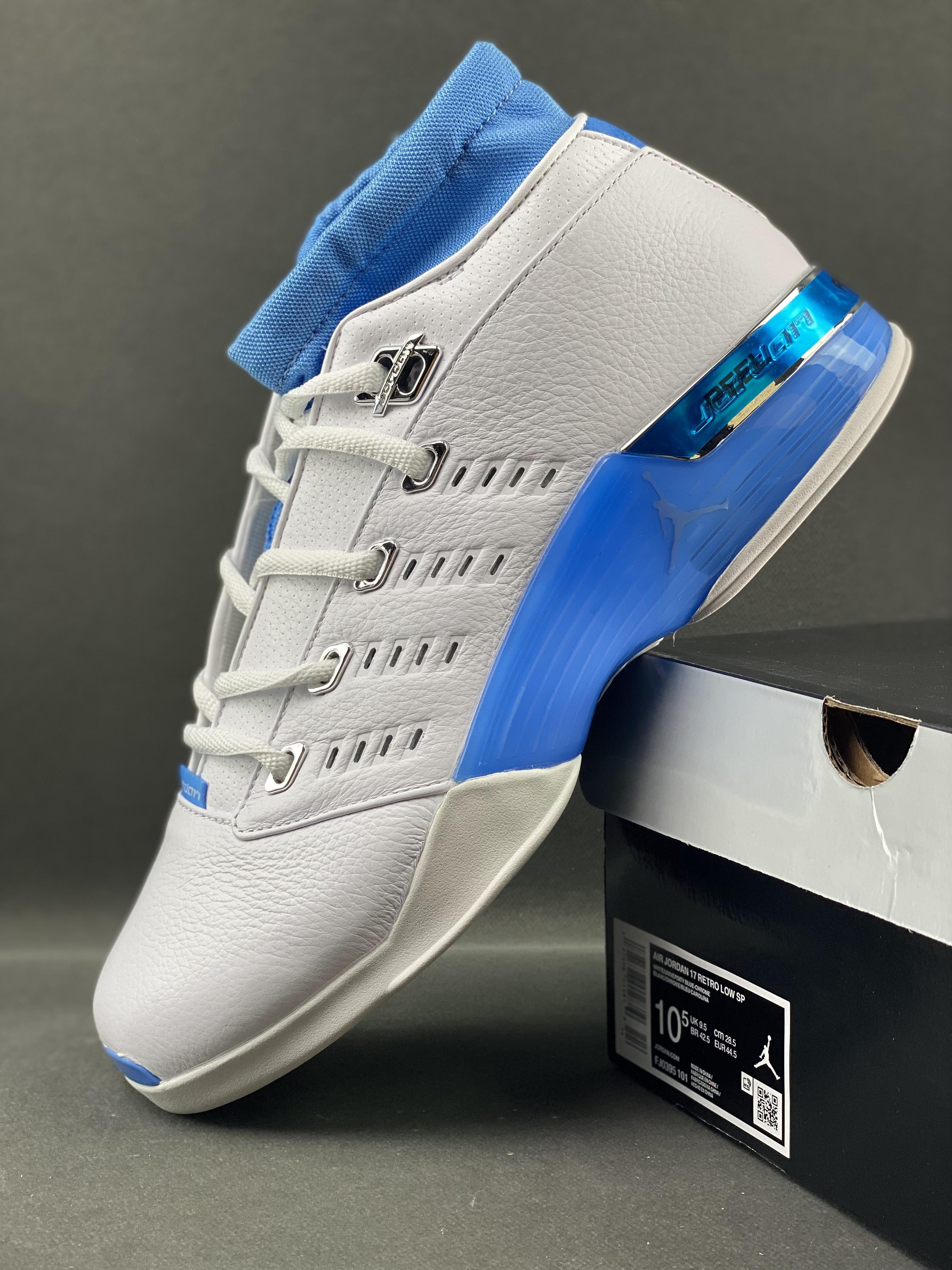 Custom Air Jordan 17 Low SP “UNC” - tntwear1